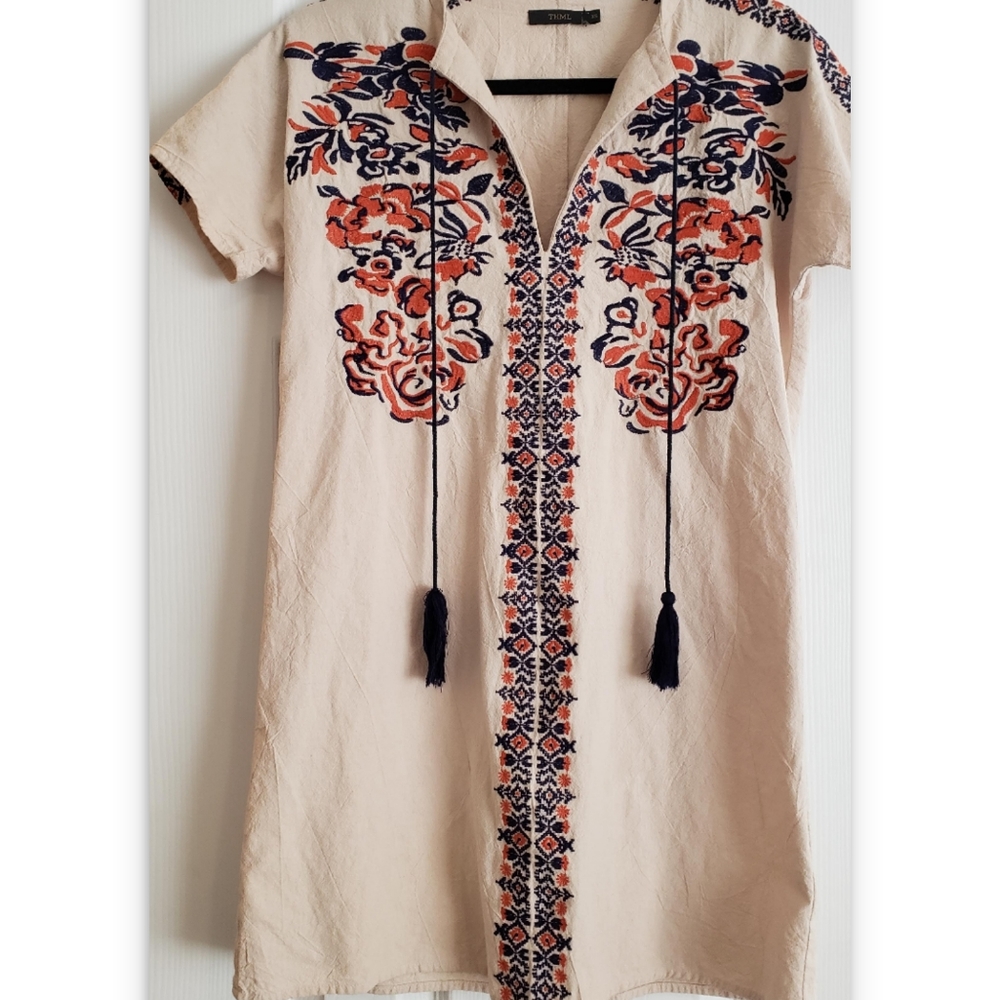 Embrodered THML dress